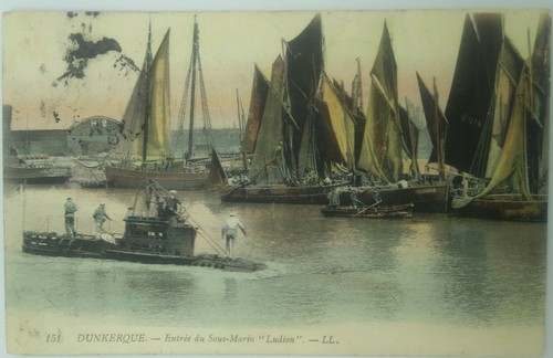 Vintage postcard france - vintage,